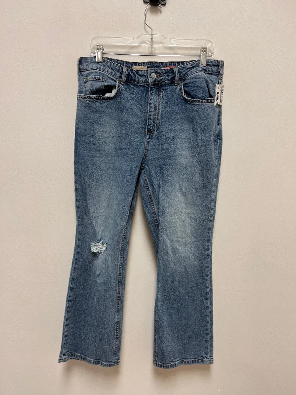 Versatile Outfits Blue Denim Jeans Straight Pilcro, Size 14