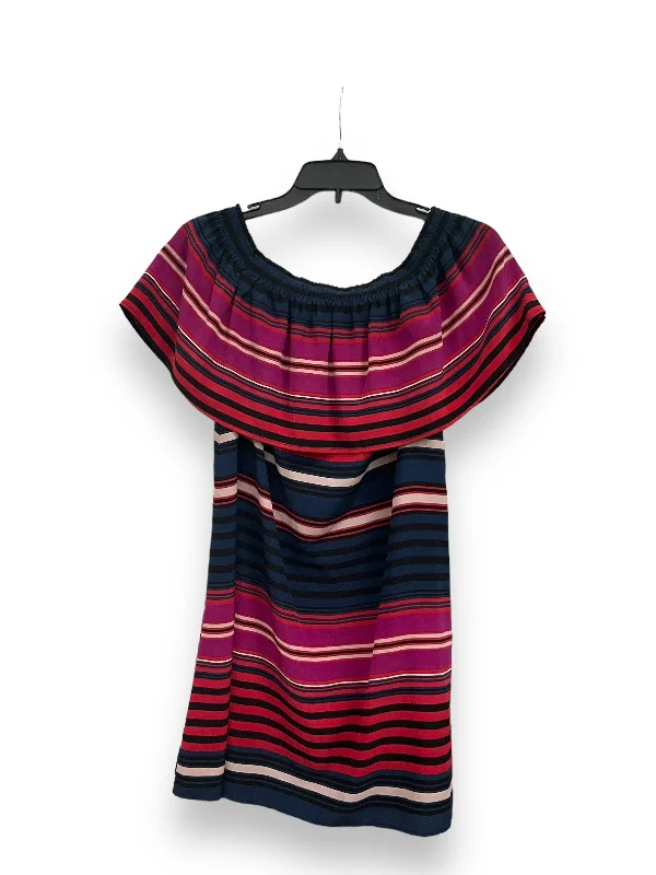 Breezy Comfort Striped Pattern Tunic Short Sleeve Joie, Size S