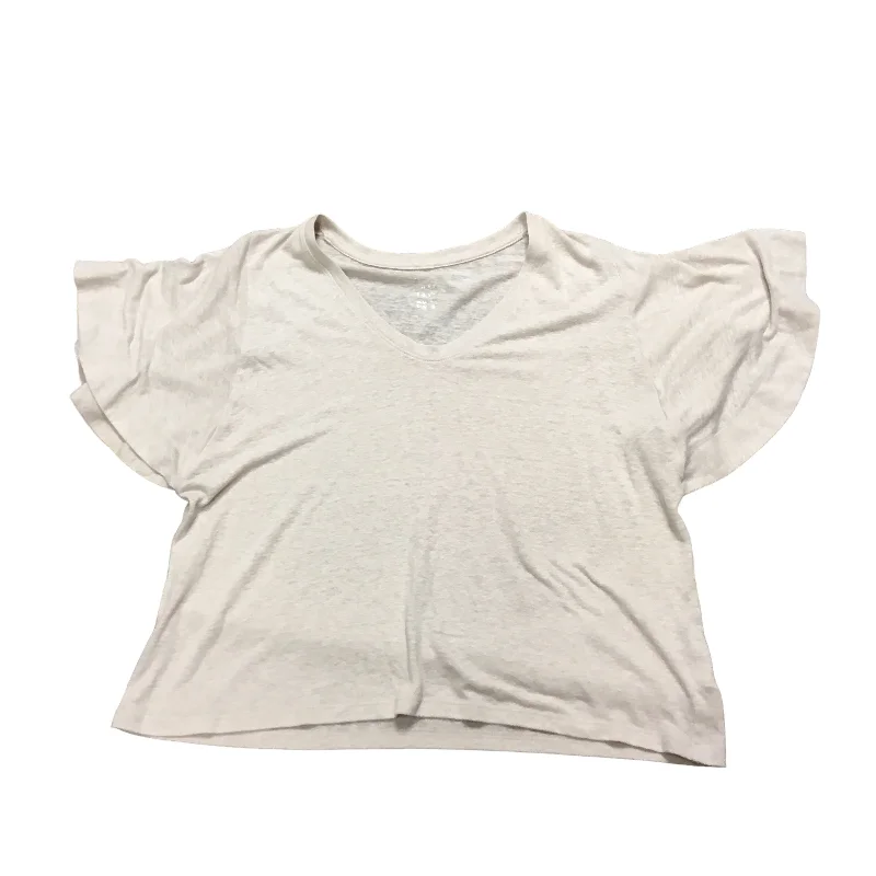 Casual Fit Tan Top Short Sleeve A New Day, Size Xxl