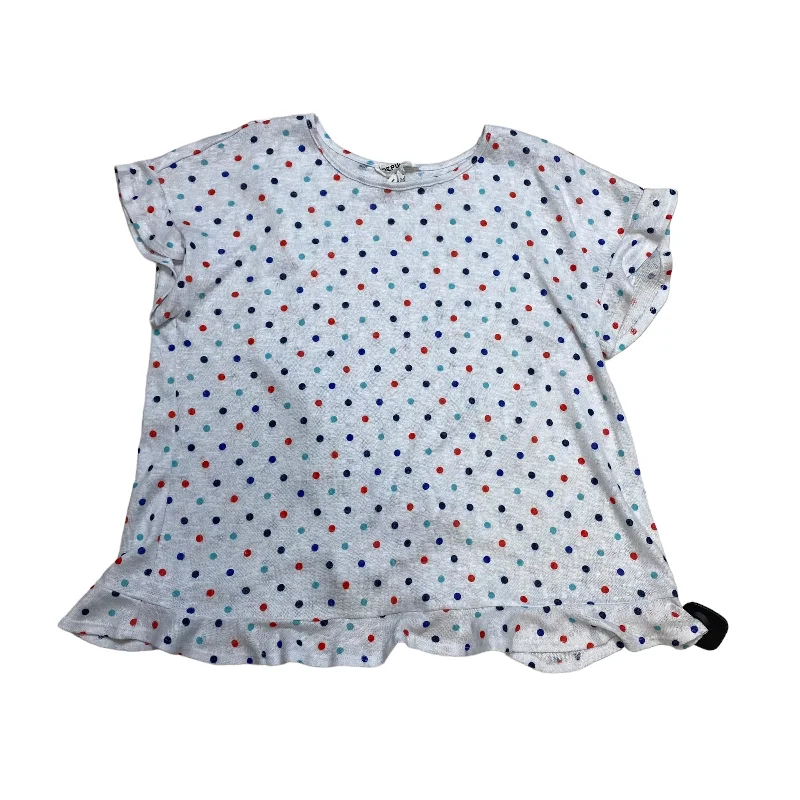 Versatile Casuals White Top Short Sleeve For The Republic, Size S